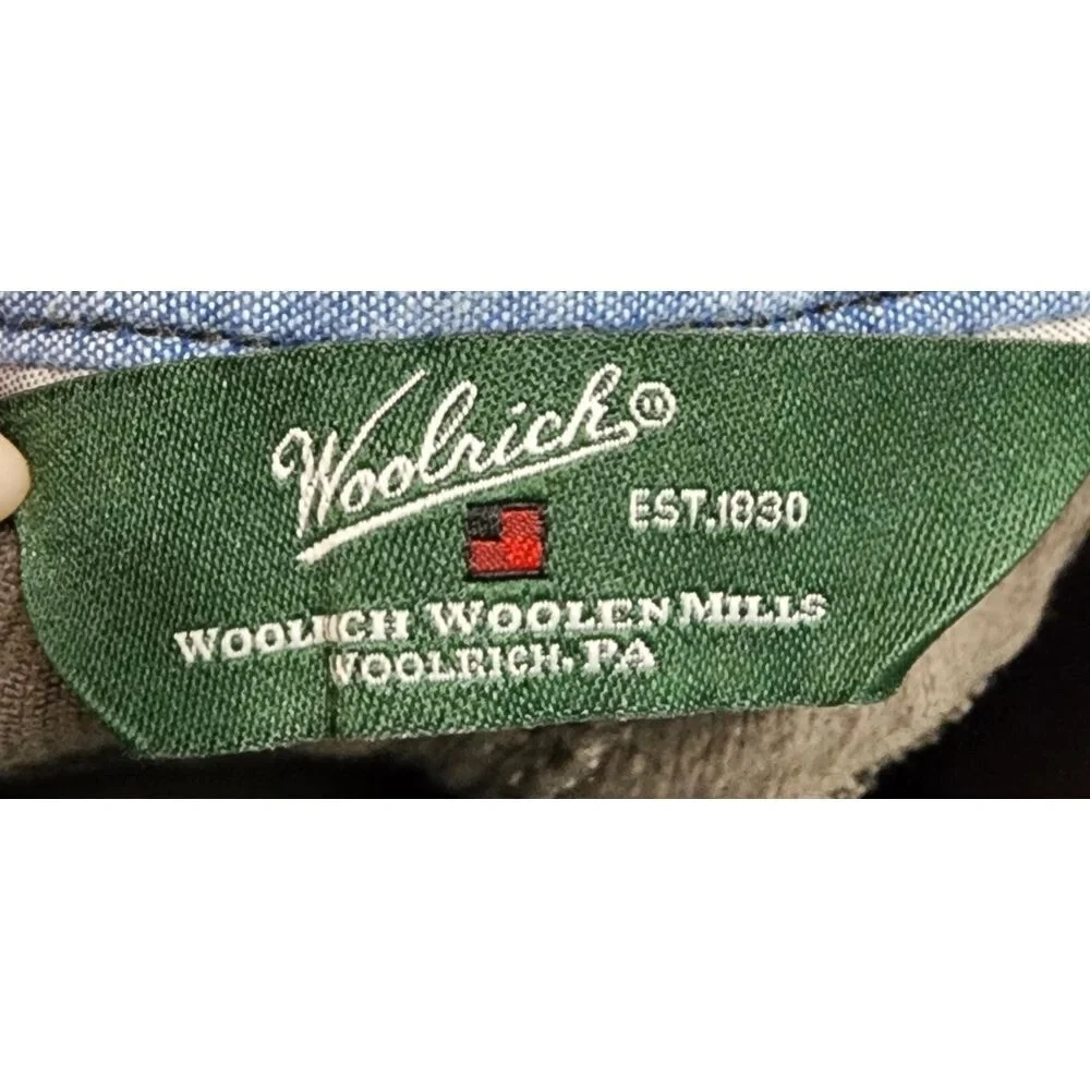 Woolrich Men's Slate Gray(brown) Corduroy Pants Casual‎ Comfort Cotton Size 44